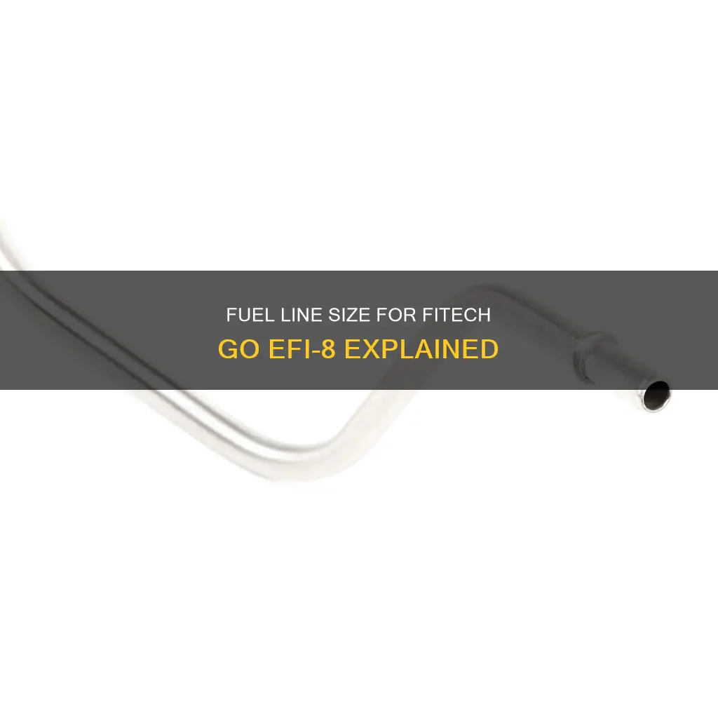 what size fuel lines for fitech go efi-8