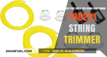 Sears Craftsman Trimmer Fuel Line Sizes: A Comprehensive Guide