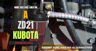 Fuel Line Sizing for the Kubota ZD21 Engine: What You Need to Know