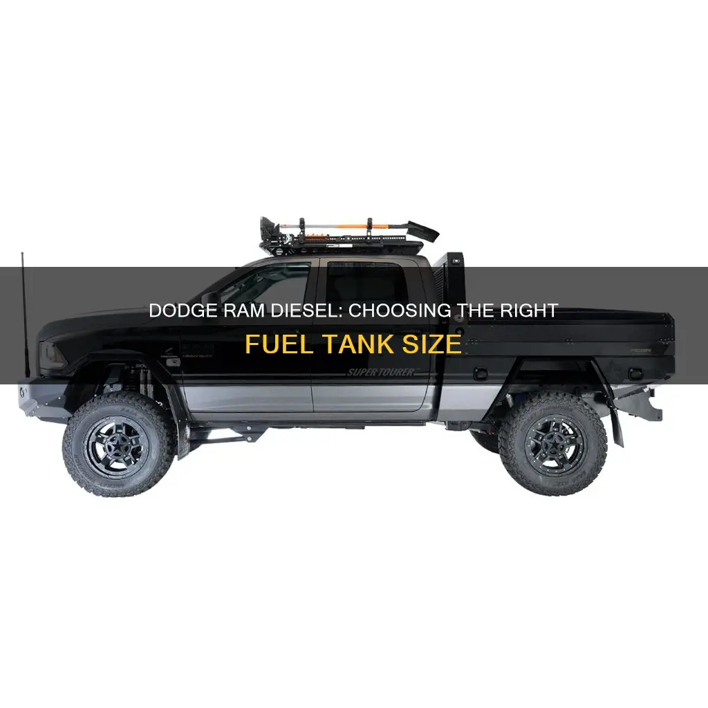 what size fuel tank 2005 dodge ram diesel