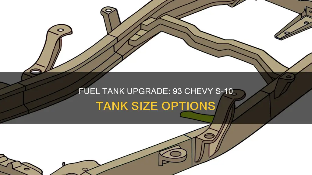 what size fuel tank 93 chevy s 10