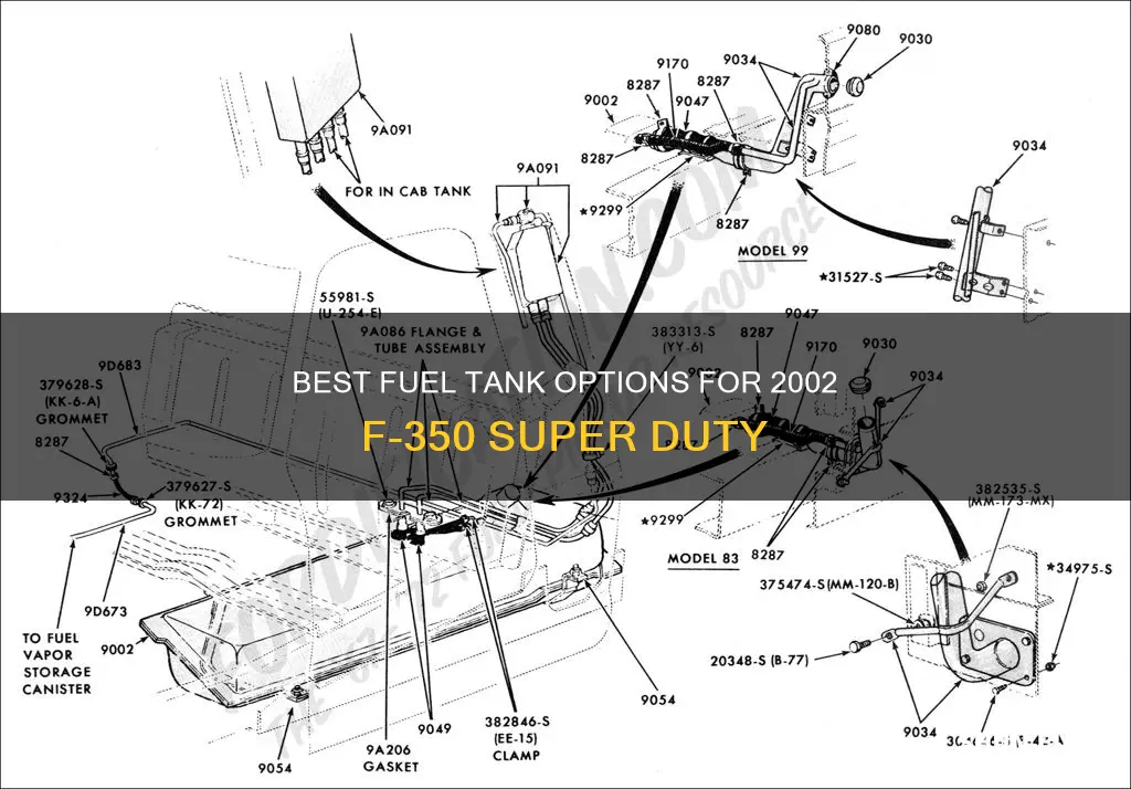 what size fuel tank does a 2002 f 350