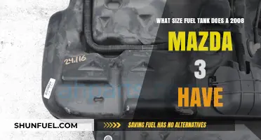 Mazda 3 Fuel Tank Capacity: 2008 Edition