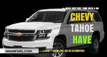 Chevy Tahoe Fuel Tank: How Big Is It?
