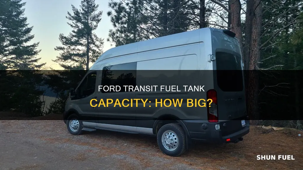 what size fuel tank does a ford transit have