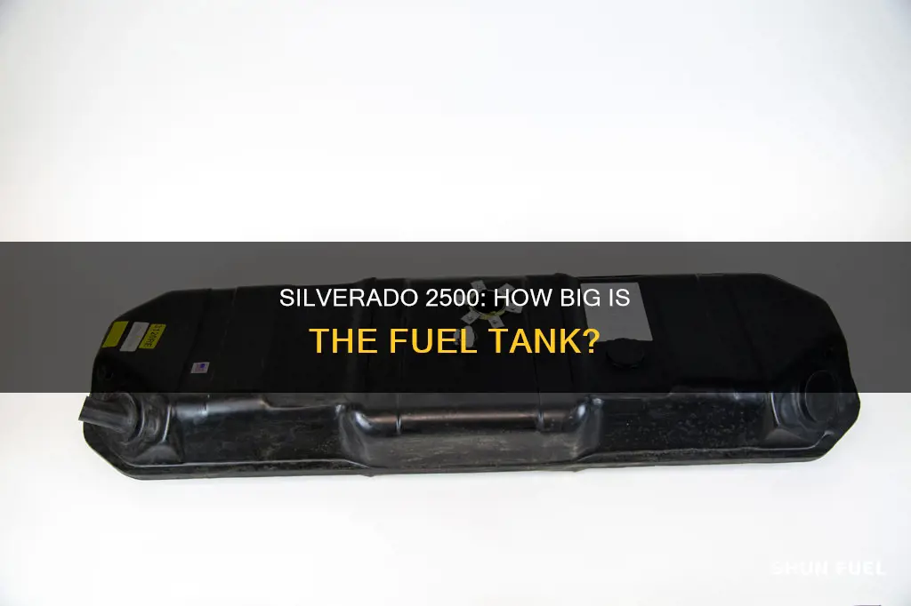 what size fuel tank does a silverado 2500