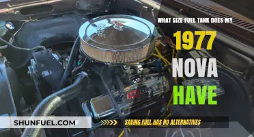Fuel Tank Capacity for 1977 Nova Models