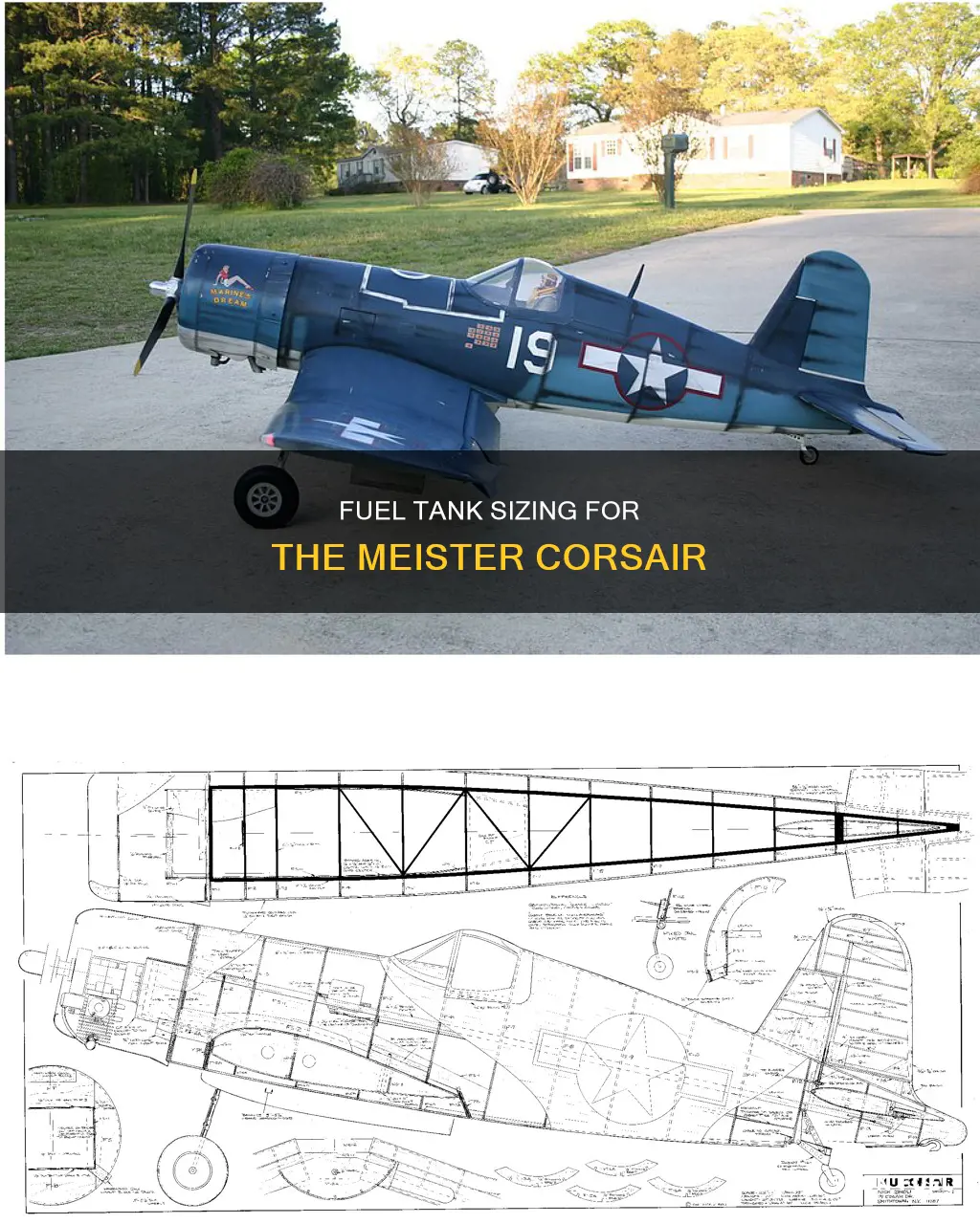 what size fuel tank fits the meister corsair