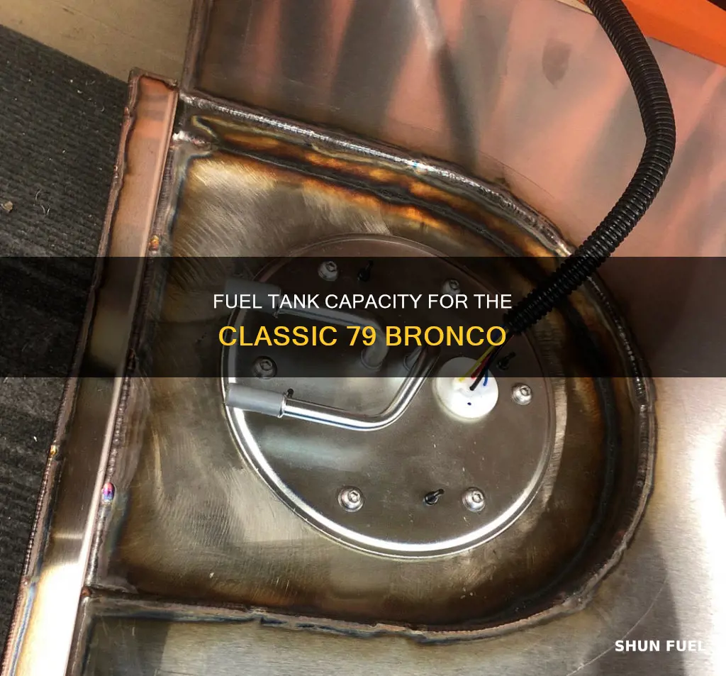 what size fuel tank in 79 bronco
