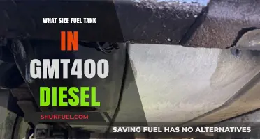 Fuel Tank Capacity for GMT400 Diesel Variants