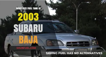 Subaru Baja 2003: Fuel Tank Capacity Explained