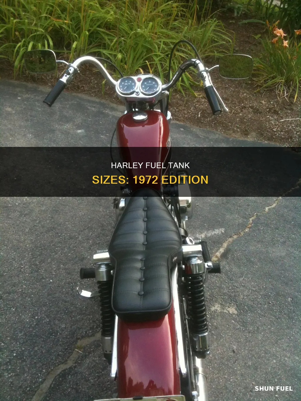 what size fuel tank is on a 72 harley