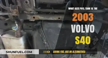 Volvo S40 Fuel Tank: Size and Capacity