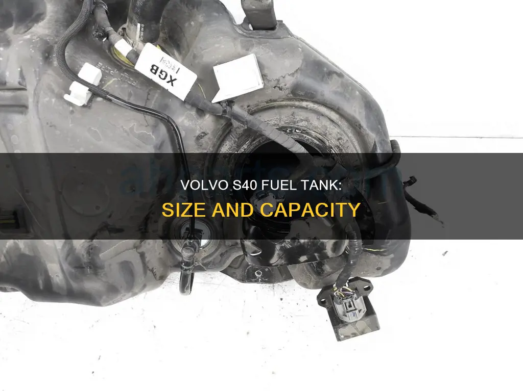 what size fuel tank is the 2003 volvo s40