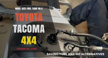 Toyota Tacoma 4x4 Fuel Tank Capacity Explained