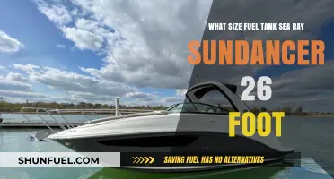 Fuel Tank Capacity for Sea Ray Sundancer 26-Footer