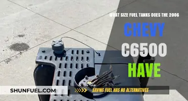Fuel Tank Capacity for 2006 Chevy C6500 Models