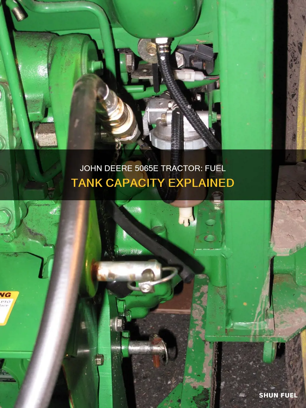 what size fuel tanks on a john deere 5065e tractor