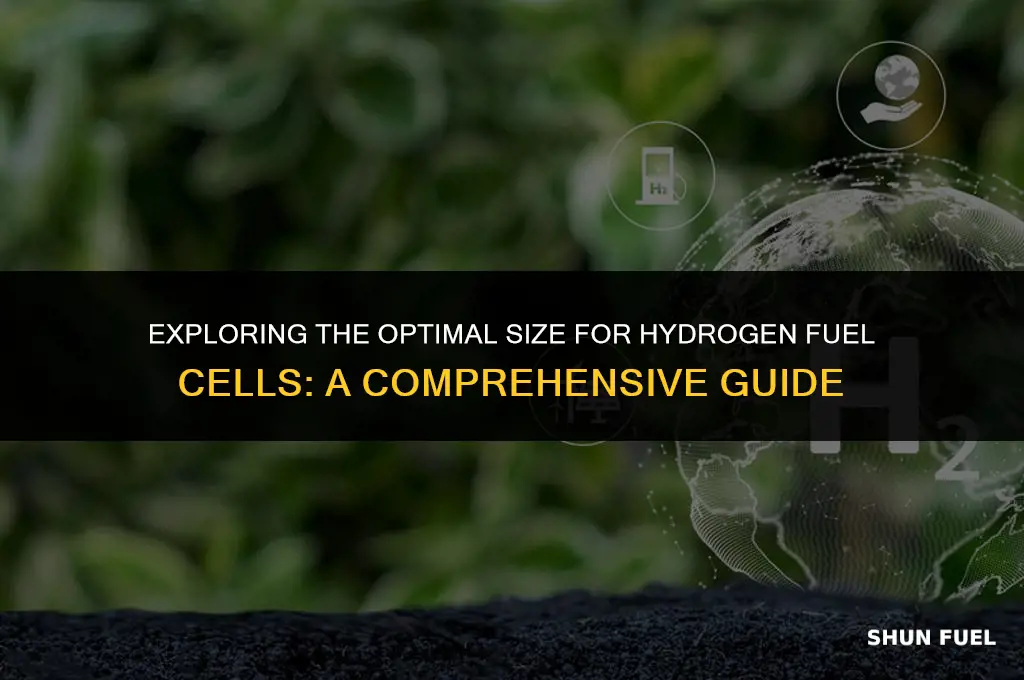what size hydrogen fuel cell
