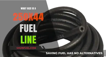 Understanding Fuel Line Sizes: A 250x44 Fuel Line Explained