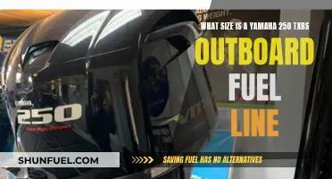 Fuel Line Size for Yamaha 250 TXRS Outboard