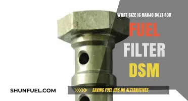 Fuel Filter Banjo Bolt: Size and Fitment Guide