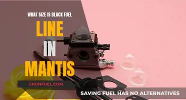 Mantis Black Fuel Line: Understanding the Right Size