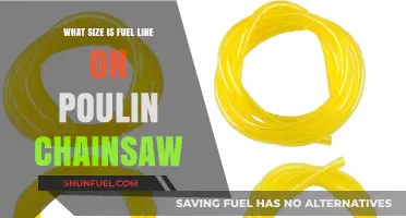 Poulin Chainsaw Fuel Line: Size Guide for Optimal Performance