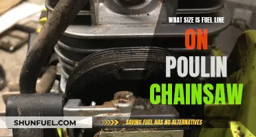 Poulin Chainsaw Fuel Line: What Size Do You Need?