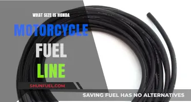 Honda Motorcycle Fuel Line: Size Guide for Optimal Performance