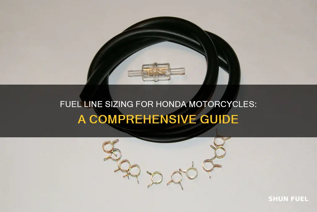what size is honda motorcycle fuel line