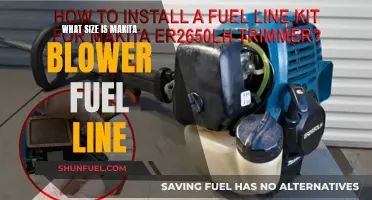 Makita Blower Fuel Line: Understanding the Right Size