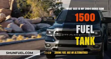 Fuel Tank Capacity for 2004 Dodge Ram 1500 Models