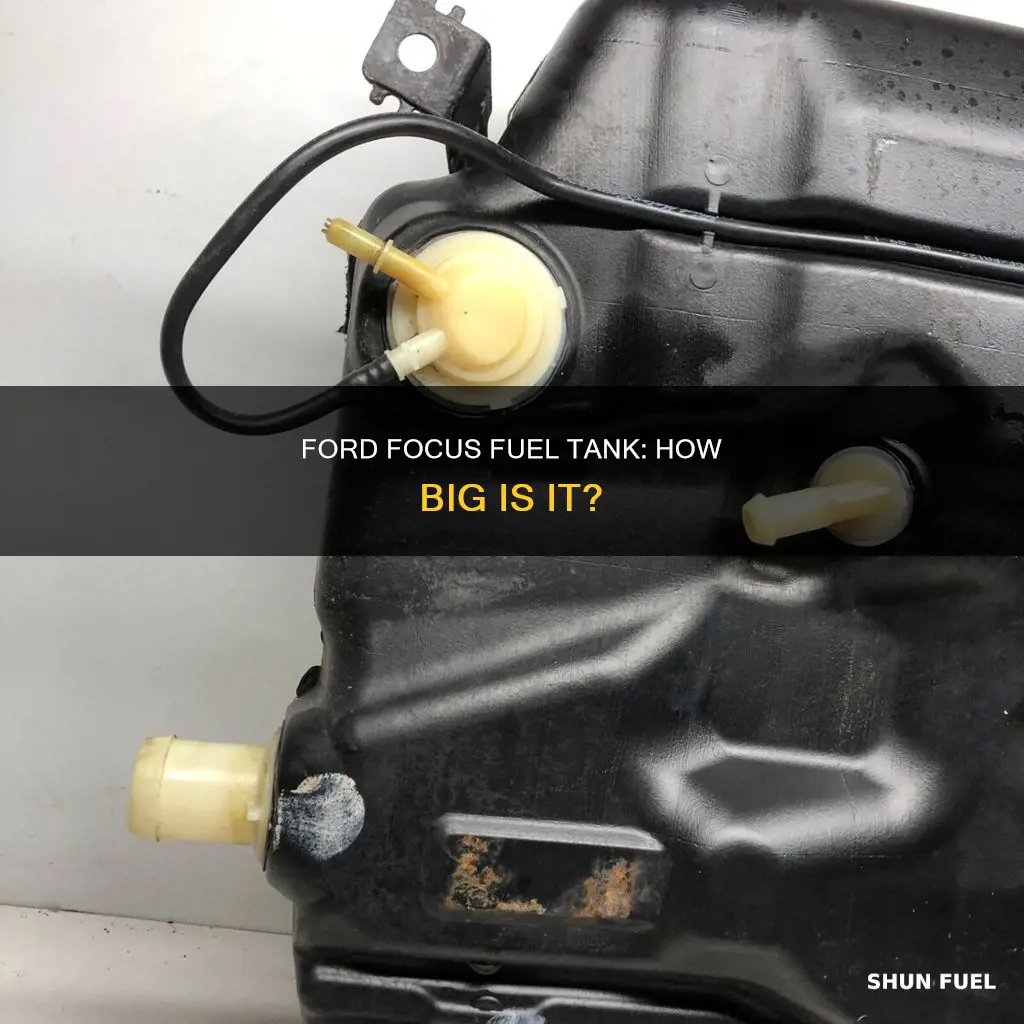 what size is the ford focus fuel tank