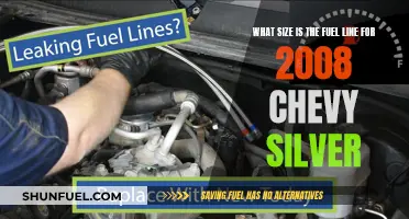 Fuel Line Size for 2008 Chevy Silverado: The Definitive Guide