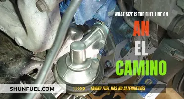 Fuel Line Size Guide for Your El Camino