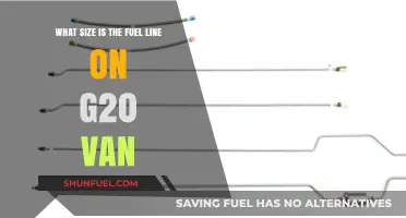 Fuel Line Size: G20 Van's Vital Specs