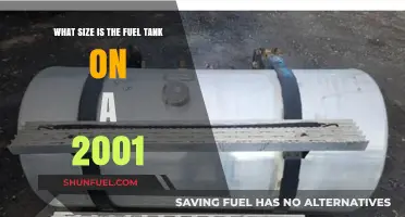 Fuel Tank Capacity of the 2001 Corvette