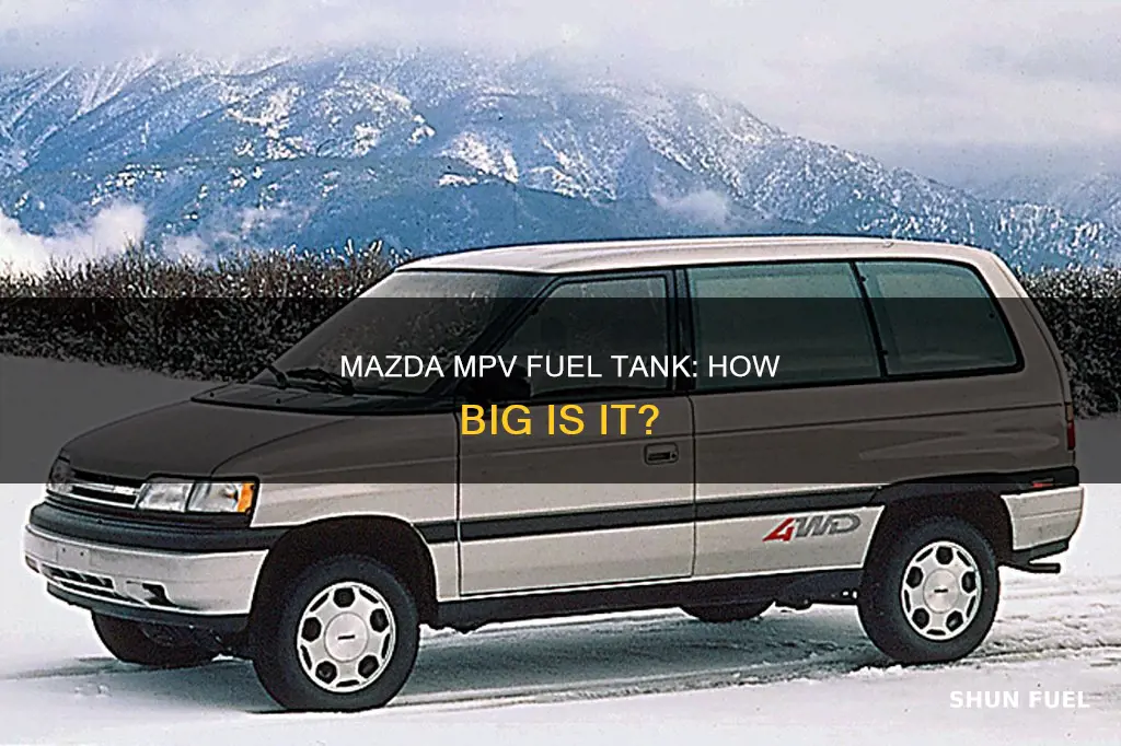 what size is the fuel tank on a mazda mpv