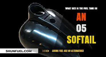 Fuel Tank Capacity for 05 Softail Models