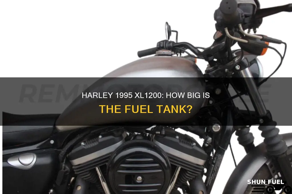 what size is the harley 1995 xl1200 fuel tank