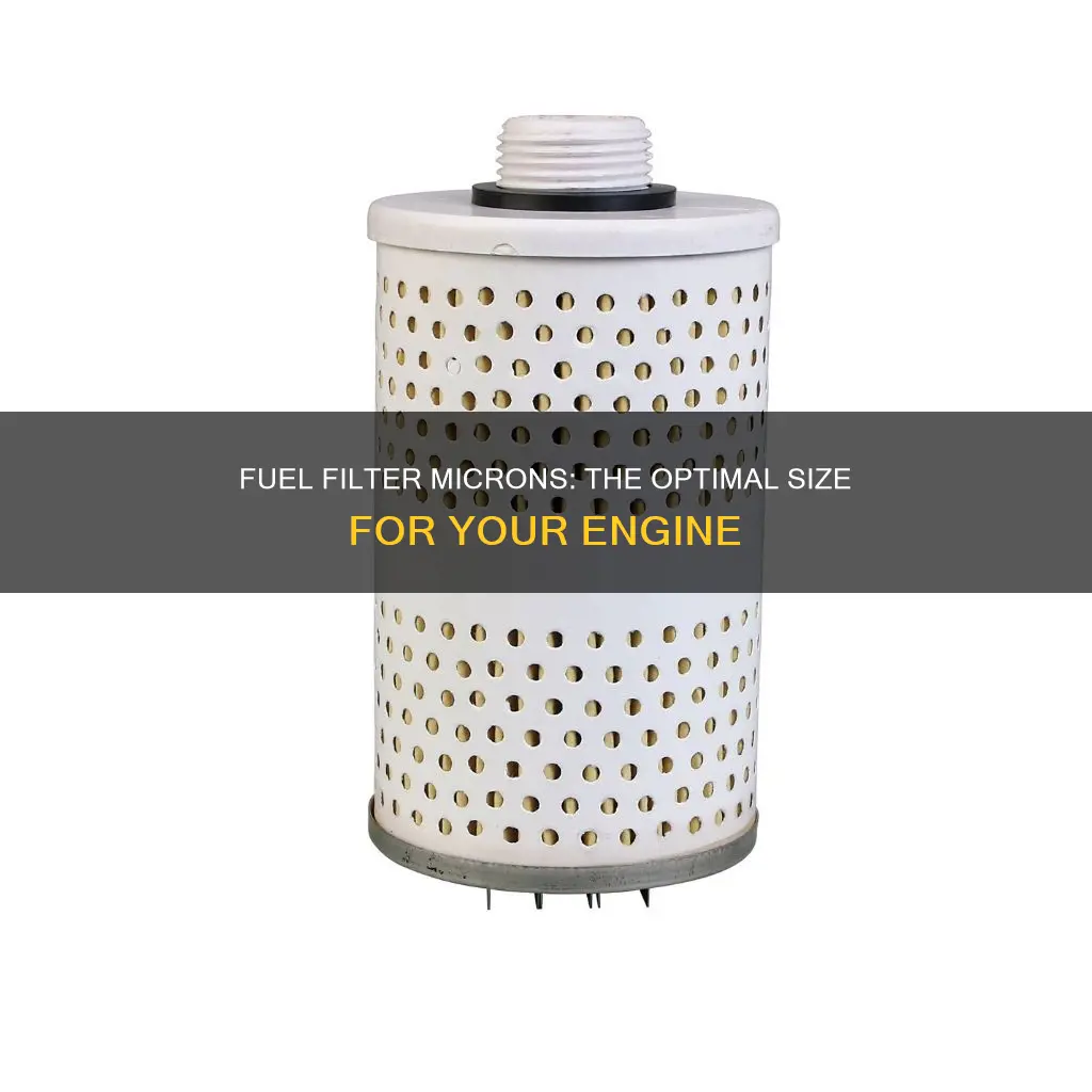 what size micron filter for fuel