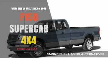 Fuel Tank Capacity for 2005 F150 Supercab 4x4