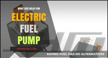 Choosing the Right Relay Size for Your Electric Fuel Pump