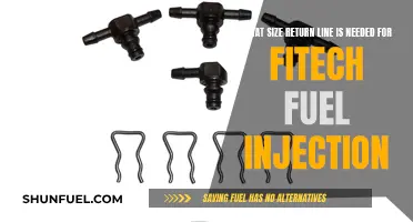 Fuel Return Line Size: Fitech Fuel Injection Requirements