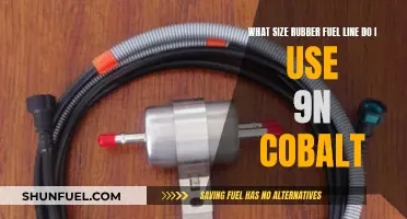 Cobalt Fuel Line: Choosing the Right Rubber Hose Size