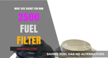 The Right Socket Size for Your RAM 2500 Fuel Filter