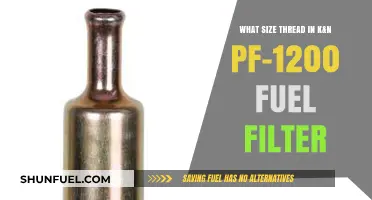 K&N PF-1200 Fuel Filter: Thread Size and Compatibility