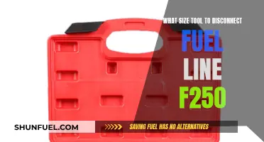 Best Tool Size to Disconnect F250 Fuel Line