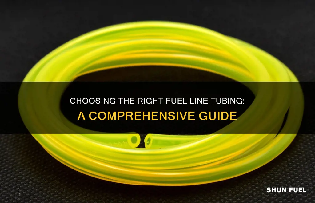 what size tubing should be use for fuel line